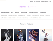 Tablet Screenshot of prochaskagallery.com